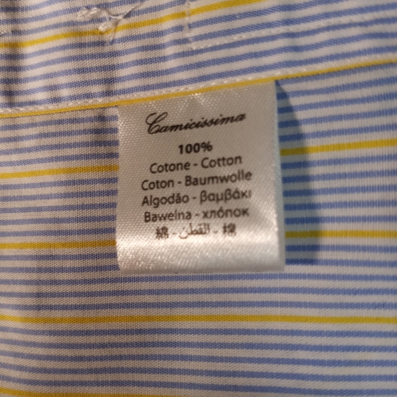 💥Clearance💥 Camicissima Button Down Shirt, L (Italian 41, neck 16), Slim Fit - Picture 8 of 8
